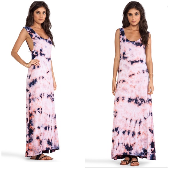 NWT Revolve Chaser Maxi Dress, Candy Tie Dye, Sized Small - Picture 1 of 12
